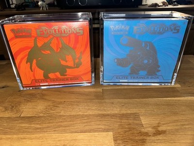 Pokemon TCG XY Evolutions ETB Blastoise & Charizard Sealed Englisch