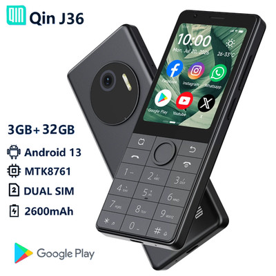 QIN J36 4G Mini Smartphone QWERTY Tastatur +2,8'' Touchscreen 3GB+32GB Android 13