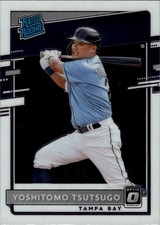 2020 Donruss Optic #61 Yoshitomo Tsutsugo Tampa Bay Rays Rookie