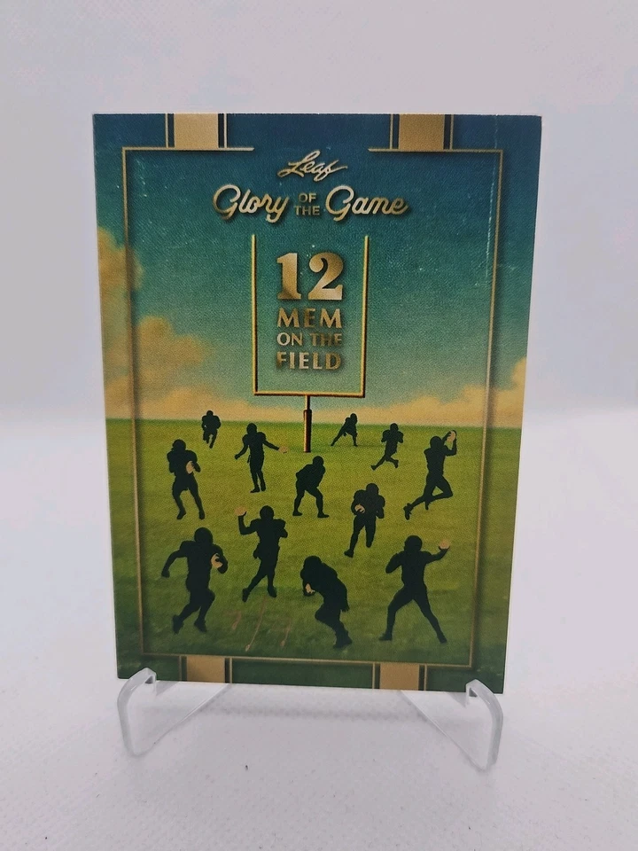 2025 Leaf Glory of the Game 12 Mem on the Field буклет Махомс Брэди +++ QB /9 - Изображение 2 из 4
