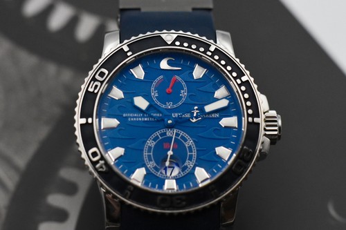 Ulysse Nardin Maxi Marine Diver | Dive watch | 263-36 | Blue Strap | RARE