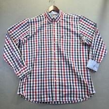 Bugatti Men's Long Sleeve Button Up Flip Cuff Shirt Size XL
