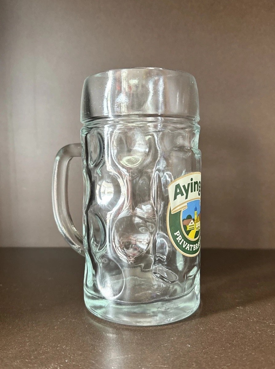 Ayinger 0.5 Liter Dimpled Beer Glass Mug Oktoberfest Germany | eBay