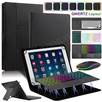 Für Xiaomi Mi Pad 6 5 7 Pro Redmi Pad SE 11 Hülle QWERTZ Bluetooth Tastatur Maus