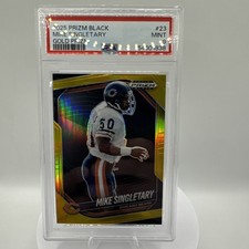 2025 Prizm Black Mike Singletary Gold Prizm /10