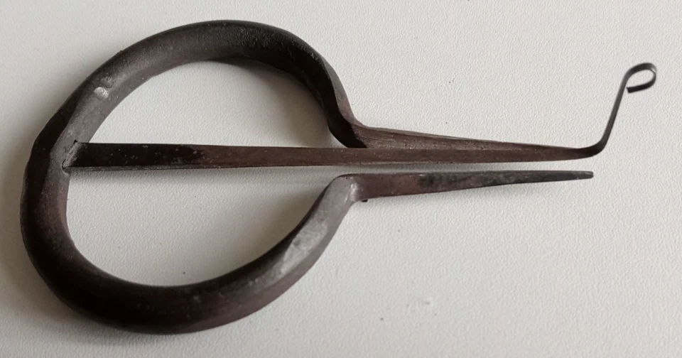 ANCIENNE GUIMBARDE HARPE EN FER FORGE - Photo 2/4