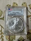 2021 - PCGS MS70 AMERICAN SILVER EAGLE 1 OZ * FIRST STRIKE * TYPE 2 *
