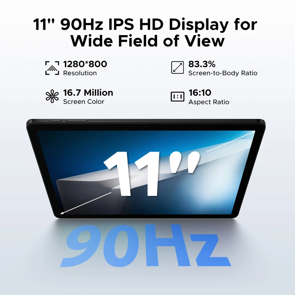 DOOGEE Tab A9+ Android 15 Tablet 11 inch Tablet with 90Hz,8580mAh 20GB+64GB 2025 - Image 2 of 4