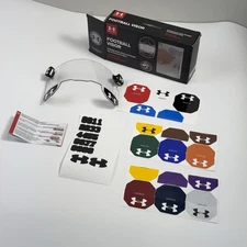 Under Armour Football Helmet Eye Shield Visor Clear, no tools needed New in Box