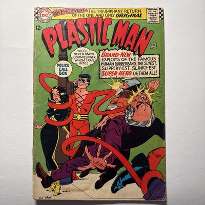 Plastic Man #1 (1966) VG- | 1st DC Solo Series | Popped Staple | Silver Age