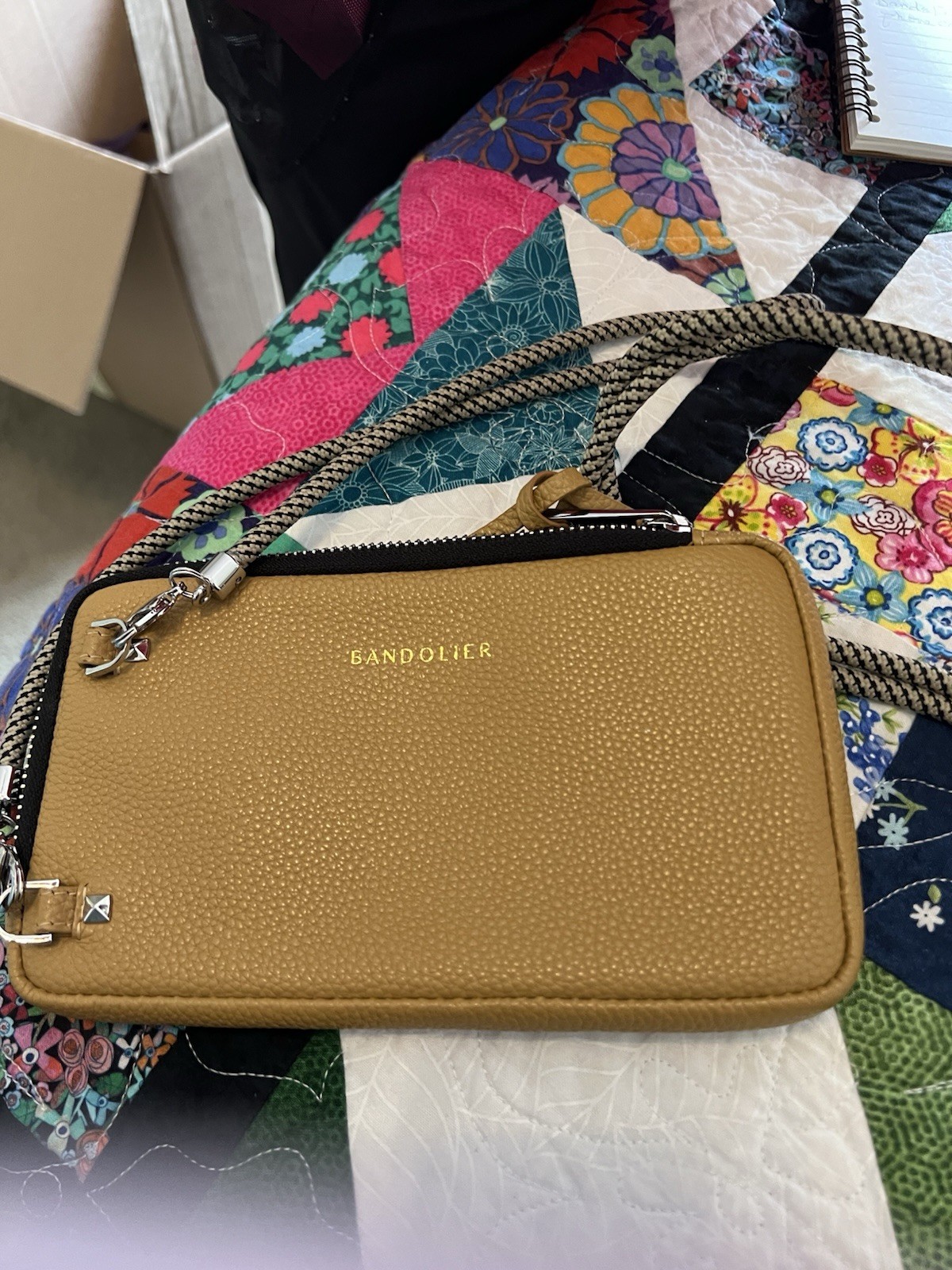 Bandolier Leather Crossbody Phone Case