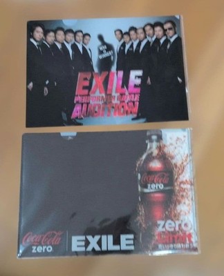 EXILE Coca-Cola Zero Clear File 2 Typen Set