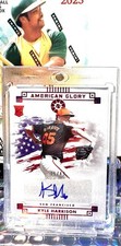 2024 Panini Boys of Summer - American Glory Signatures Kyle Harrison #AGS-KH Red