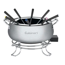 Cuisinart Electric Fondue Set,3-Quart, Nonstick Interior, Stainless Steel, NEW!