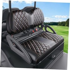Golf Cart Seat Covers Kit - Black, Fit for Club Car Precedent Original Front