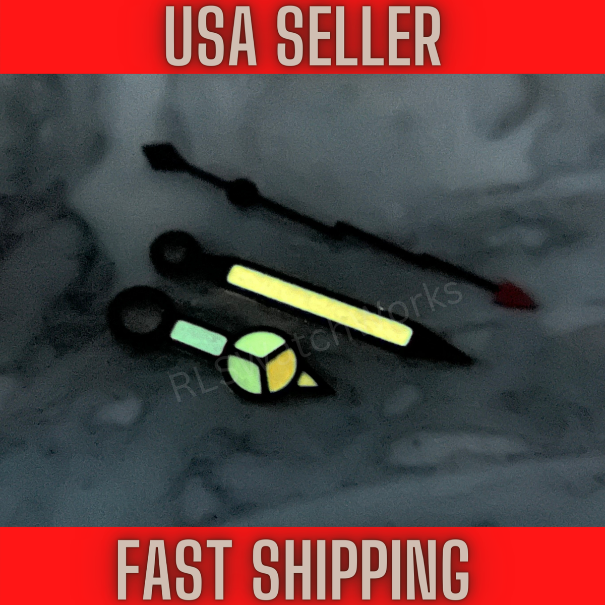 Set Mit Uhr Hände für Seiko SKX007- NH35A/NH36A Uhrwerk W / Lume HA53