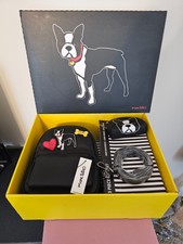 Nwt Marc Tetro French Bulldog Backpack Purse, Makeup Bag, Leash In Box Free Ship