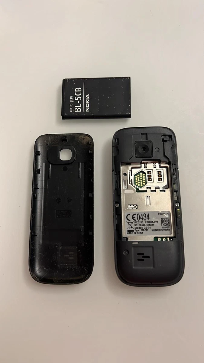 Nokia C2 Classic - Schwarz C2-01 RM-721 Ungeprüft Teilespender