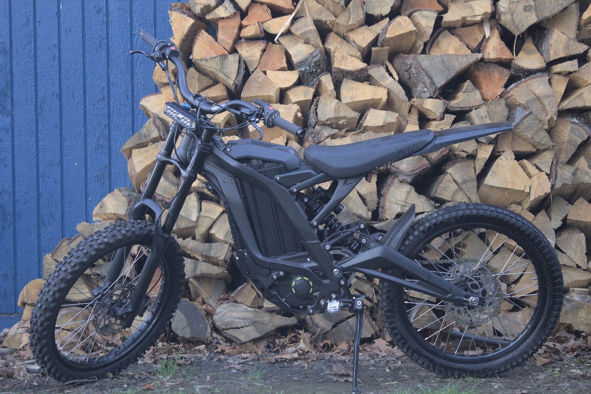 Black Edition Surron Electric Dirt Bike Sur Ron X Modded Electric