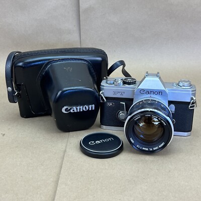 Canon FT QL 35mm Film Camera W/ 55mm 1.2 FL Lens - BEAUTIFUL | eBay Canon FT QL 35mm Film Camera W/ 55mm 1.2 FL Lens - BEAUTIFUL | eBay