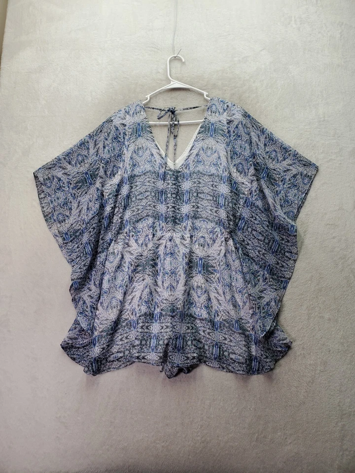 BCBGeneration богемное комбинезон женщин маленький синий с подкладкой V шеи зажим талии шнурок - Изображение 2 из 4