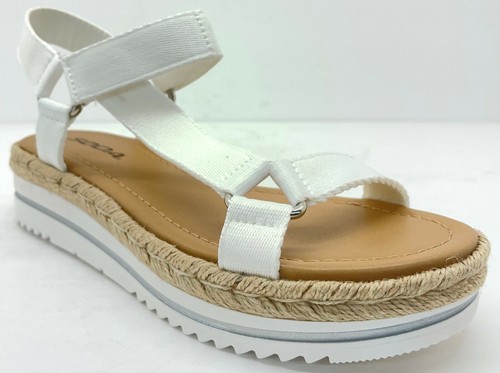 soda platform sandals white
