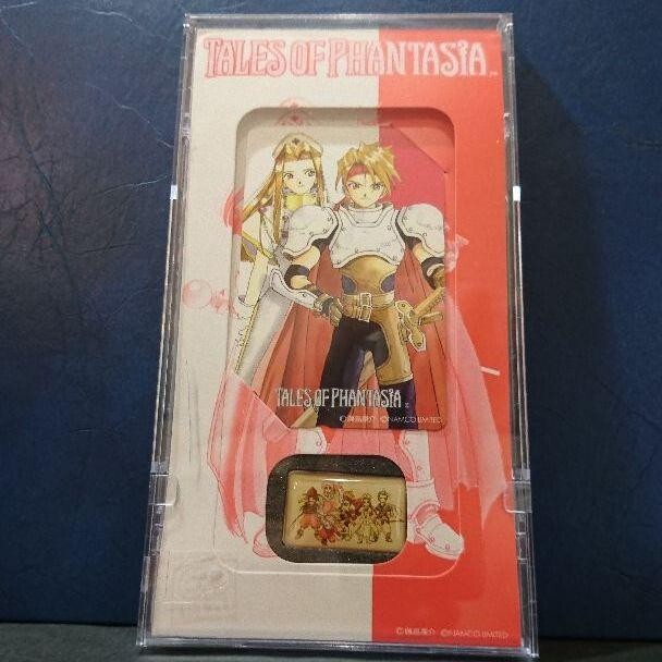 Japanese anime Tales of Phantasia Card & Pin Badge Set Cless and Mint