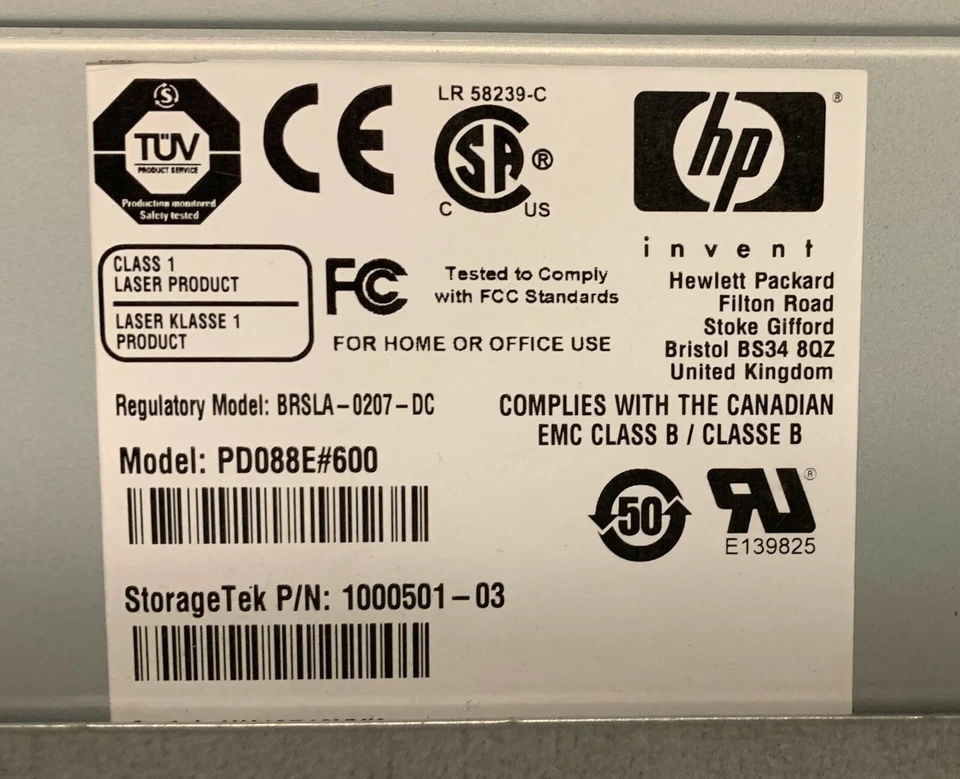 Storagetek LTO2 FC drive in SL500 tray 31000222853 1000501-03 - Image 2 of 4