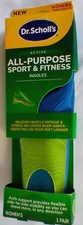 Dr. Scholls  All Purpose Sport & Fitness Insoles WOMENS size 6 to 10