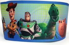 GROSGRAIN RIBBON 5/8", 7/8", 1.5", 3" in Toy Story Cartoon Dinosaur Dog BULK