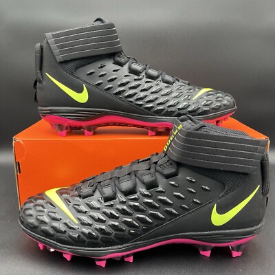 Nike Force Savage Pro 2 Mid Oregon Ducks PE Cleats Black Men's