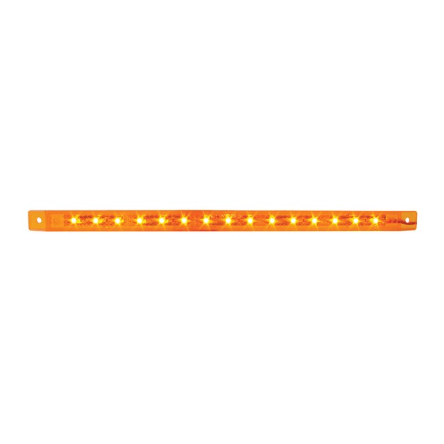 ULTRA THIN AMBER 15LED MARKER LIGHT BAR 12" X 5/8" part 76310 eBay