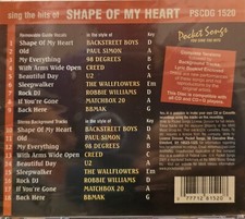 1520 SHAPE   POCKET SONGS KARAOKE CDG  LOT MI