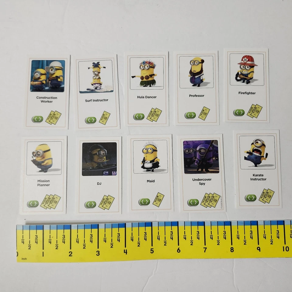 The Game of Life Despicable Me Minion Career Cards 2014 Replacement Parts - Image 3 of 3