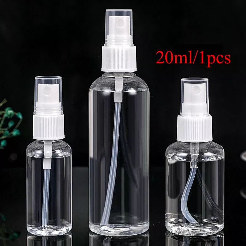 Voyage Transparent Plastique Vide Spray Bouteille Rechargeable  Pulvérisateur *