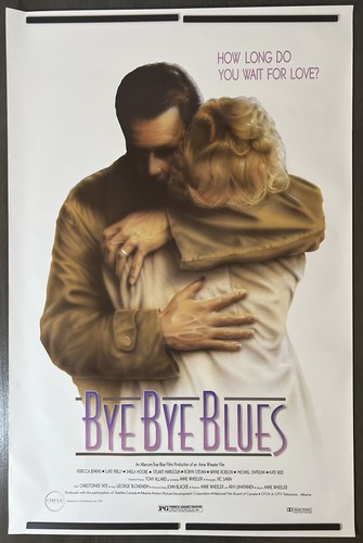 1989 BYE BYE BLUES Original Movie Film Poster, 27x41, WHEELER