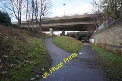 Photo 12x8 Cycle Path 62 Broad Green/SJ4090 Here it is going under the M6 c2015