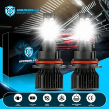 4-Sides 9007 HB5 LED Headlight Bulbs High Low Beam 2000000LM 6500K Super Bright