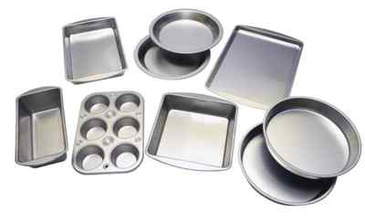 Cooking Concepts Bakeware Heavy Steel Pans Pizza Cake Brownie Muffin Cookie Loaf