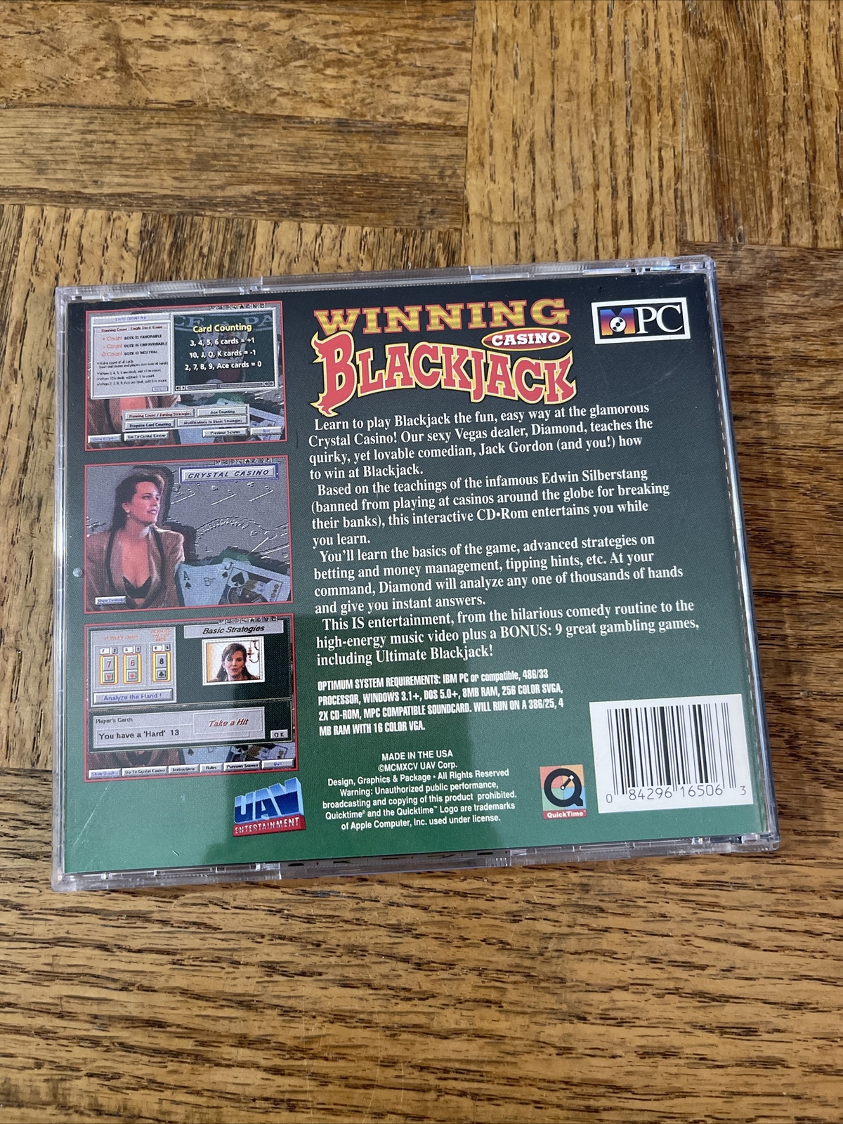 Winning+Blackjack+Casino+CD-ROM+Game.+RARE+HTF for sale online | eBay