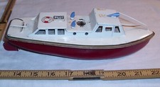 JUPITER OCEAN PILOT BOAT TIN WIND TOY SUTCLIFFE ENGLAND WORKS