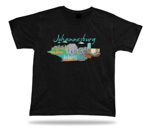 Johannesburg Gold Reef City Löwe Park Apartheid Museum Montecasino T-Shirt - Bild 1 von 1