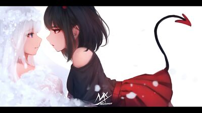 Anime girls mx shimmer playmat gaming mat
