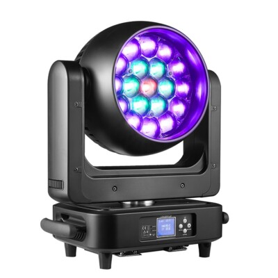 Mac Aura19X25W Led RGBW 4in1 led Wash Zoom beam Moving Head stage light R2 wash