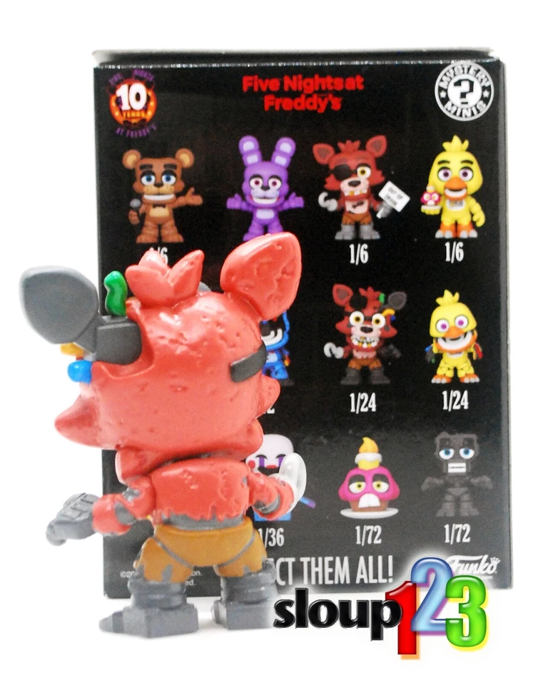 Funko Mystery Minis - Five Nights at Freddys - Marchitado Foxy - Figura de persecución 1/24 Foto 2 de 2