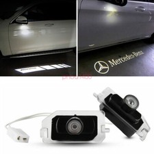 2x Side Mirror Laser Puddle Logo Light for Mercedes Benz B C E S GLB GLC AMG