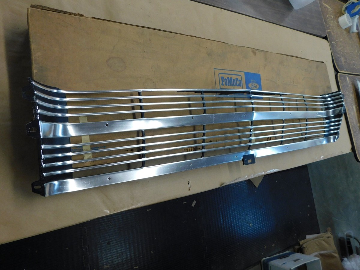 NOS OEM Ford 1966 Fairlane Grille 500 GT Aluminum Trim Ranchero | eBay