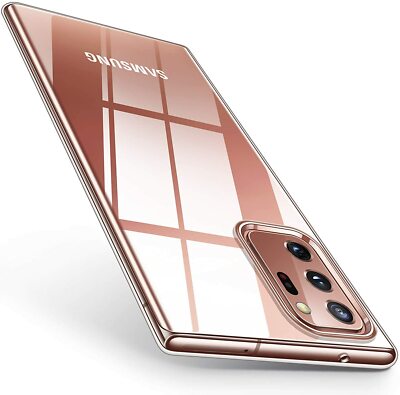 Hülle für Samsung Galaxy Note 20 Ultra Silikon Schutz Handyhülle TPU Tasche Klar