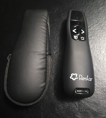 Restar Wireless Presenter With Laser Pointer NO BATTERIES 