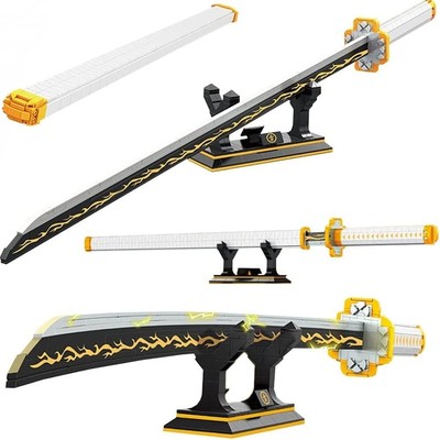 Eye-Catching 39-Inch Zenitsu Sword Building Set - 956 Pieces for Collectors